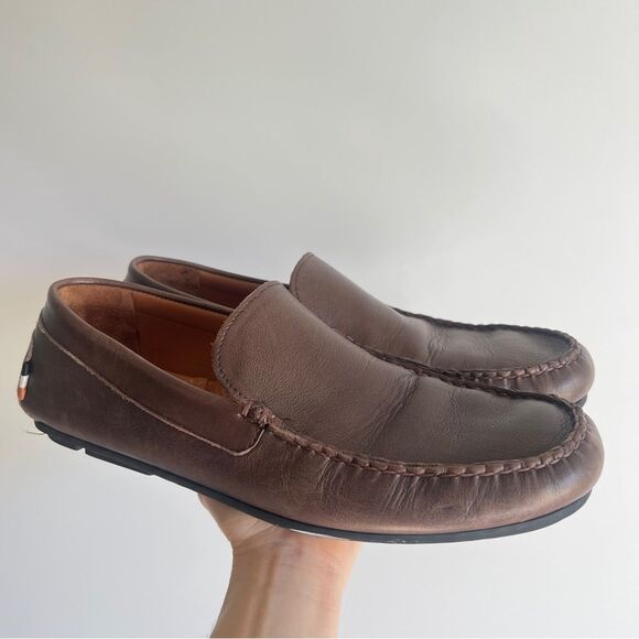 Allen Edmonds Santiago Driving Loafer in Brown Leather Men\'s Size 10 1/5 D main image 9